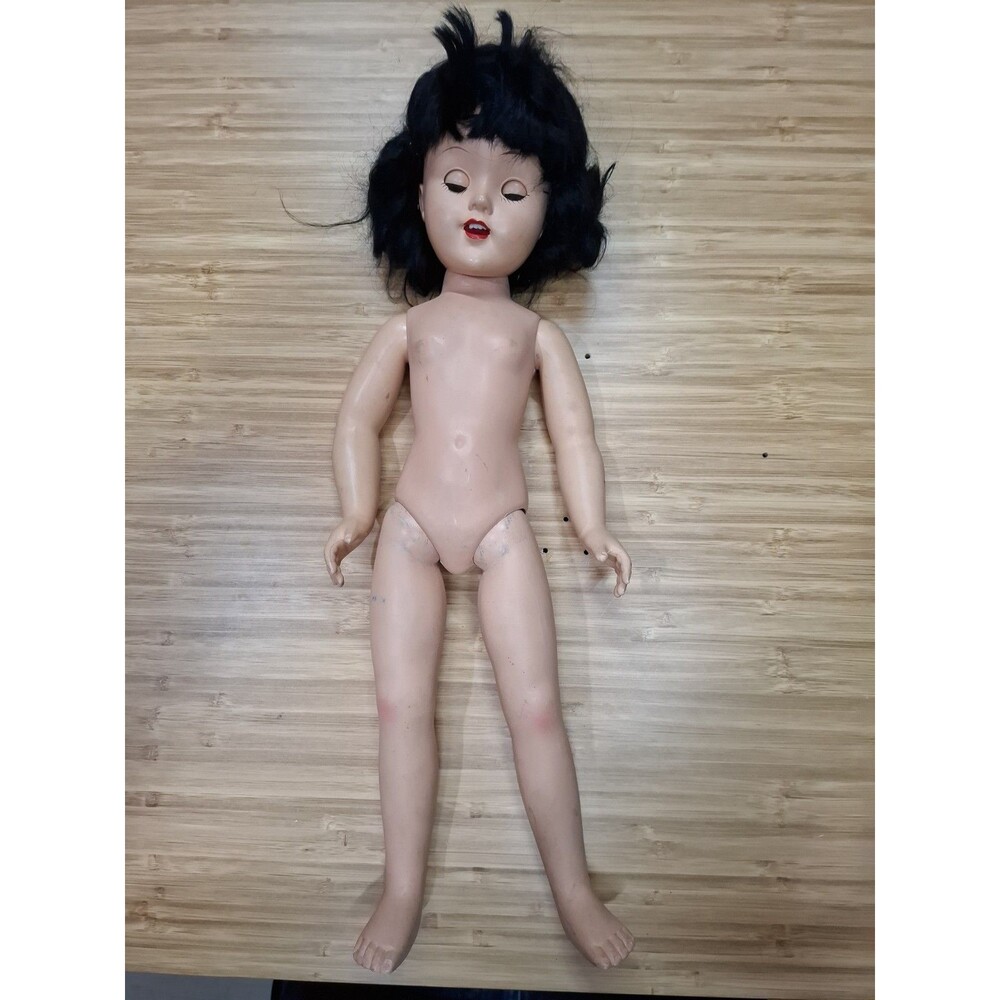 Vtg 1950s Effanbee Honey Doll 18" Hard Plastic Body